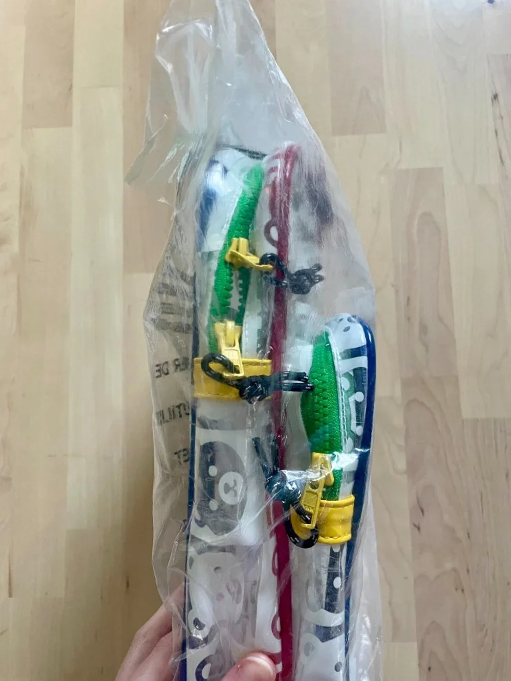 Teddy Fresh Unisex Checkered Bear Head Clear Transparent Mini Backpack Bag NWT
